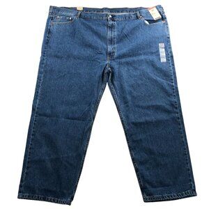 NWT Levi's Men's Jeans Size 58x30 550 Relaxed Fit Straight Leg Blue Denim Casual